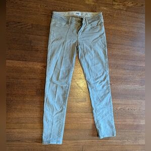 Gray Paige Skyline Ankle Peg Jeans